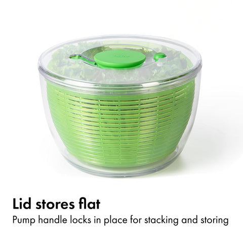 OXO Good Grips basket doubles as a colander for washing produce
