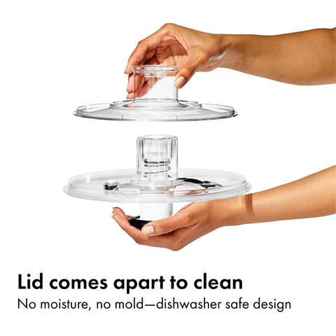 OXO Good Grips parts are dishwasher safe for quick cleanup.