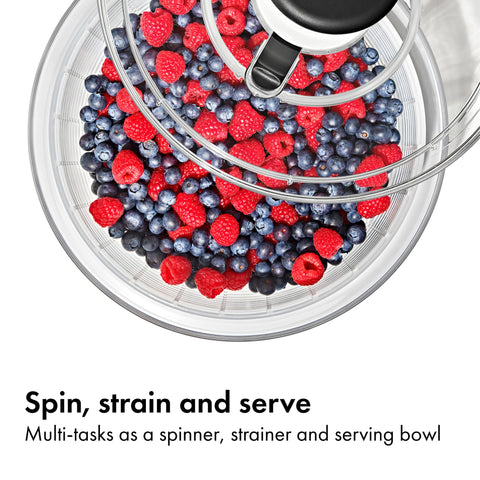 OXO Good Grips storage lock keeps pump flush for neat stacking.