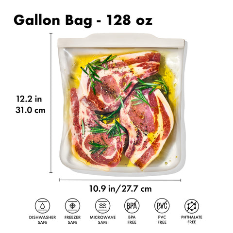 OXO Good Grips gallon bag ideal for sous vide cooking