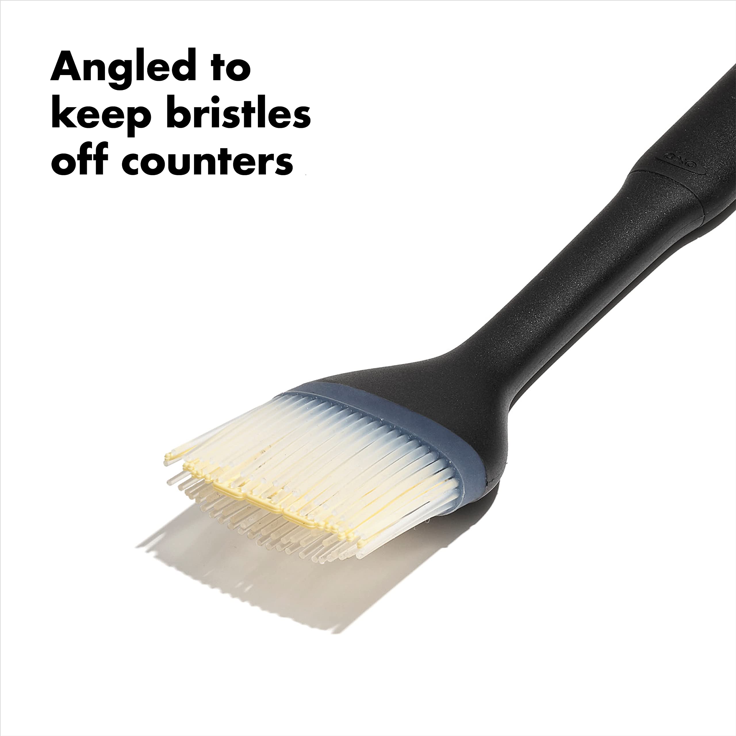 OXO Good Grips silicone brush is dishwasher safe for easy cleanup