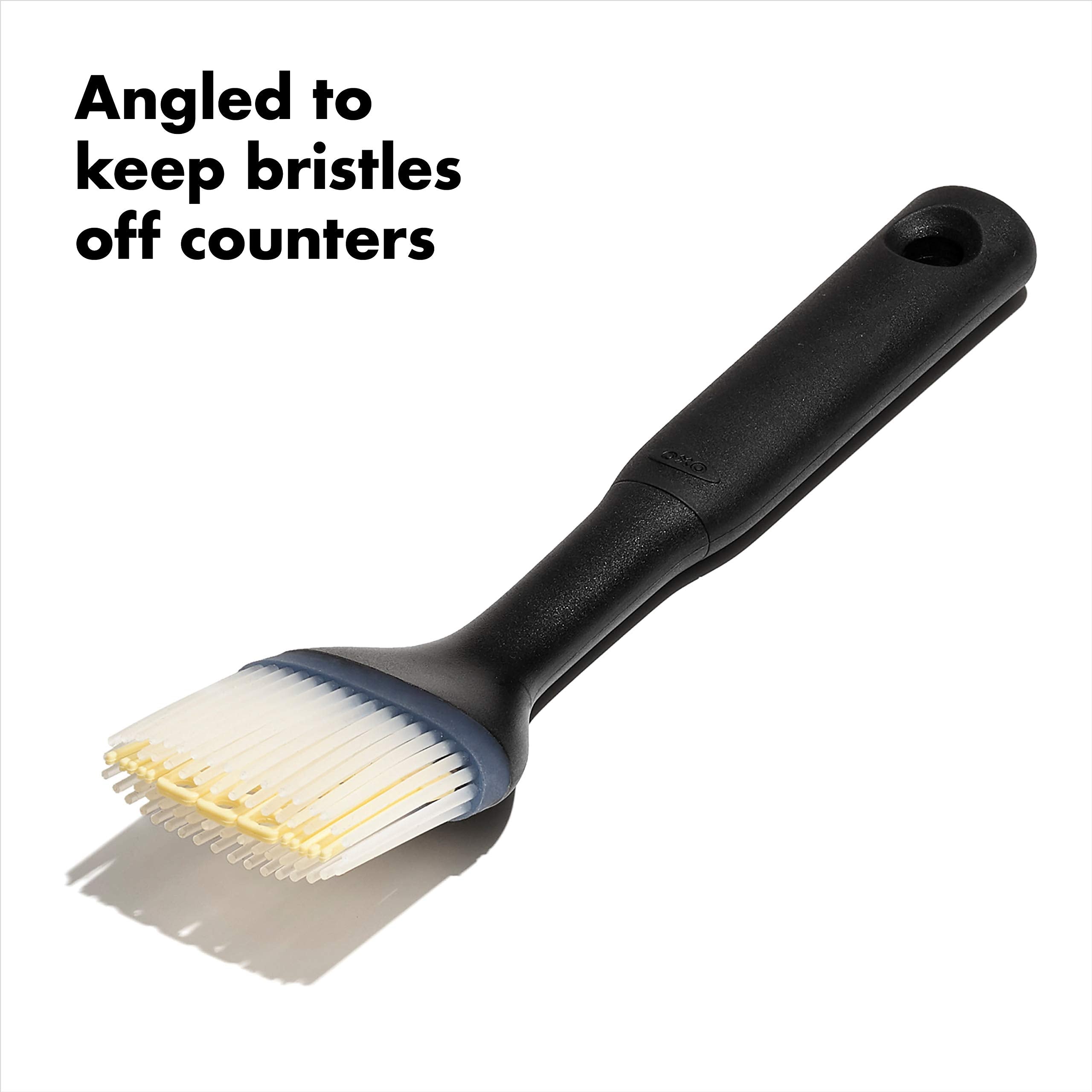 OXO Good Grips silicone brush is dishwasher safe for easy cleanup after baking.