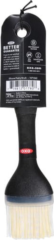 OXO Good Grips brush with tapered bristles protects delicate pastries.