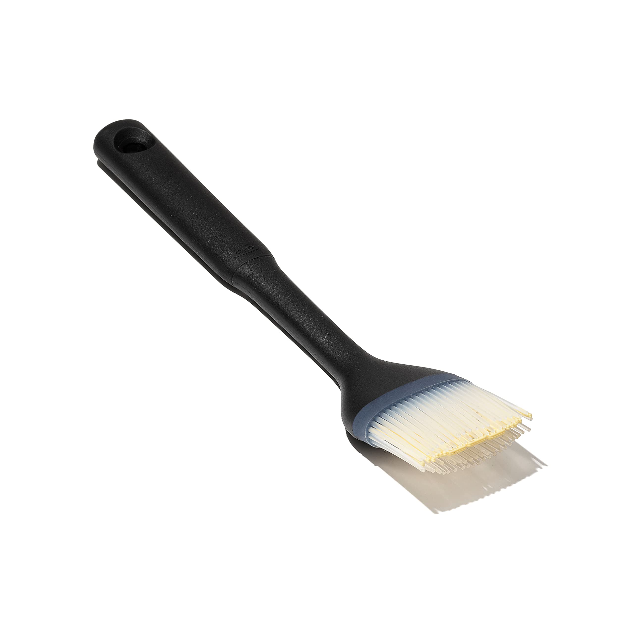 OXO Good Grips silicone basting brush close-up shows odor-resistant bristles