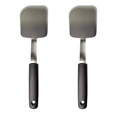 OXO Good Grips silicone cookie spatula front view for easy cookie lifting from sheet