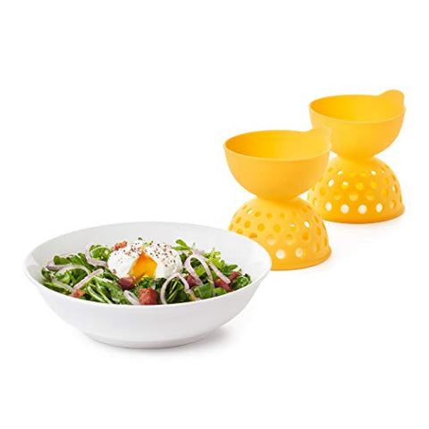 OXO Good Grips silicone egg poacher design promotes even cooking