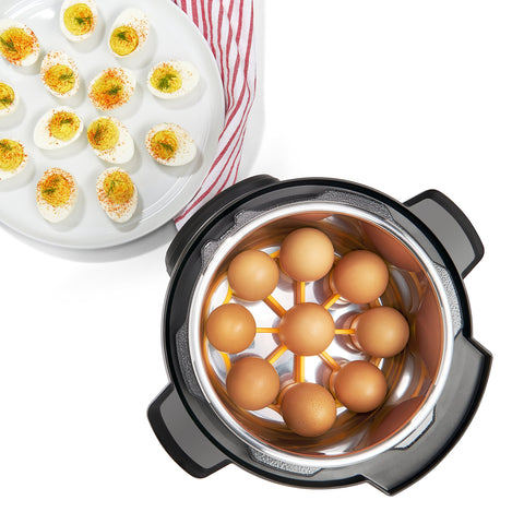OXO Good Grips silicone egg rack is made from high-heat silicone for durability