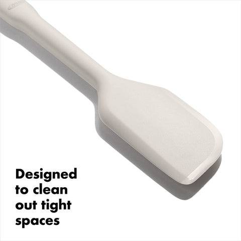 OXO spatula is dishwasher-safe for quick cleanup after meals.