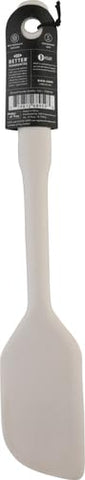 OXO Good Grips spatula long nylon-core handle provides sturdy control.