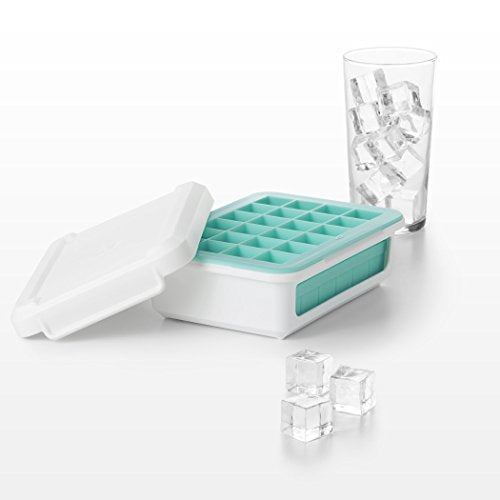 Silicone tray makes filling and removal simple and clean.