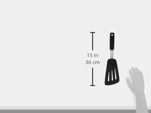 OXO Good Grips silicone omelet turner easy cleanup after cooking.