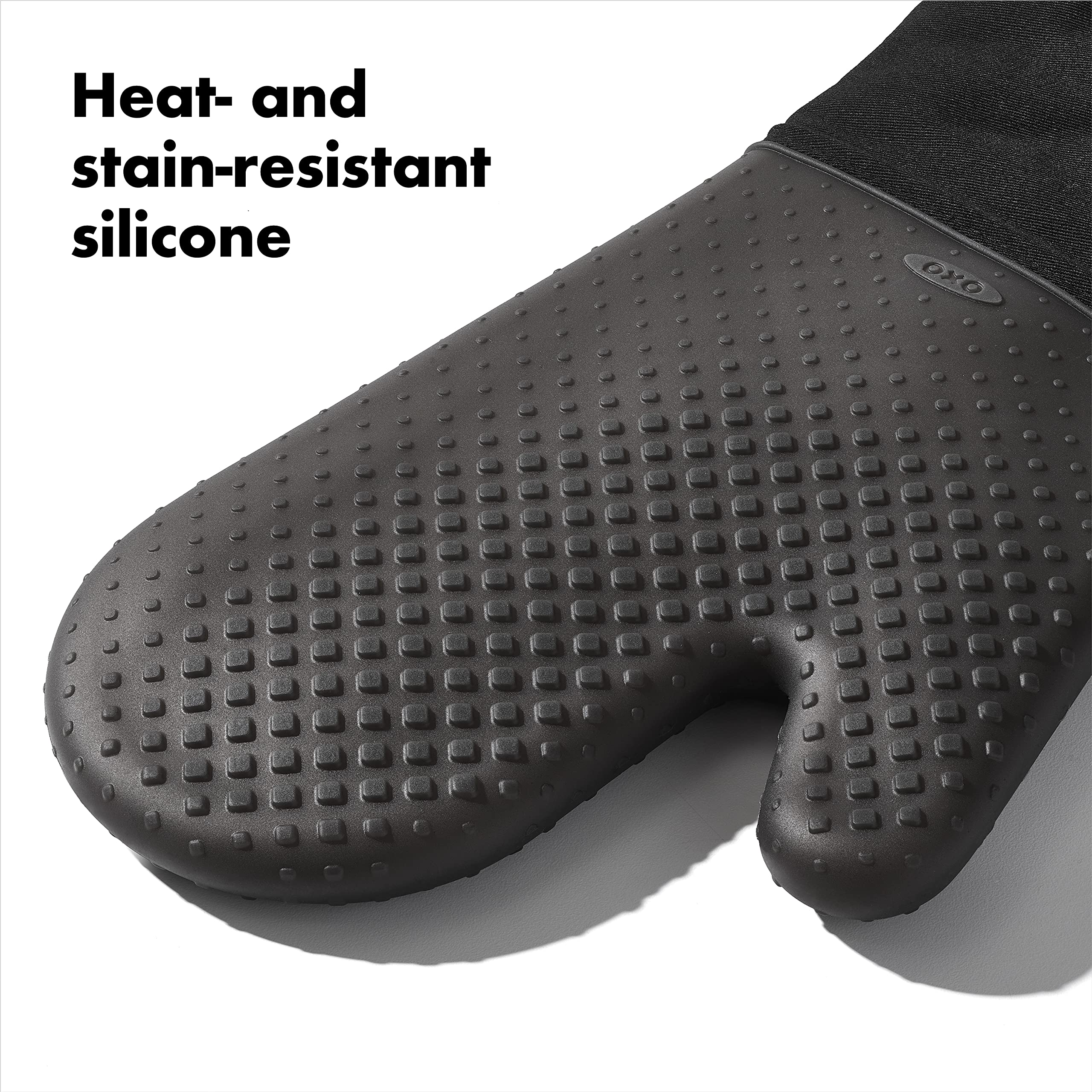 OXO Good Grips mitt interior is soft for comfortable dexterity while handling hot dishes