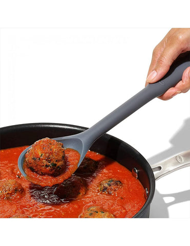 Dishwasher-safe spoon for quick cleanup after meal prep