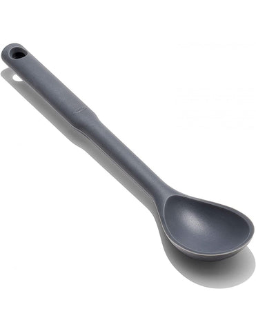 OXO Good Grips Silicone Spoon stirring in pot for easy serving of soups and sauces