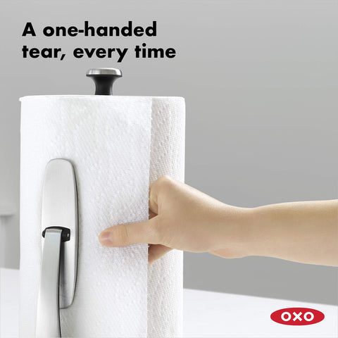OXO Good Grips SimplyTear pivoting arm loads towels smoothly with minimal effort