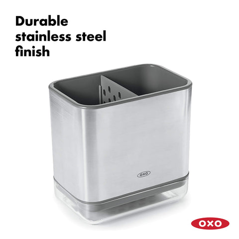 OXO Good Grips sinkware caddy divider removed for open storage