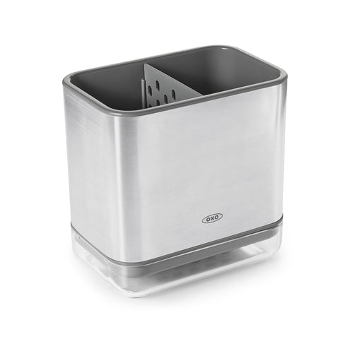 OXO Good Grips sinkware caddy top view for tidy sponge and brush storage