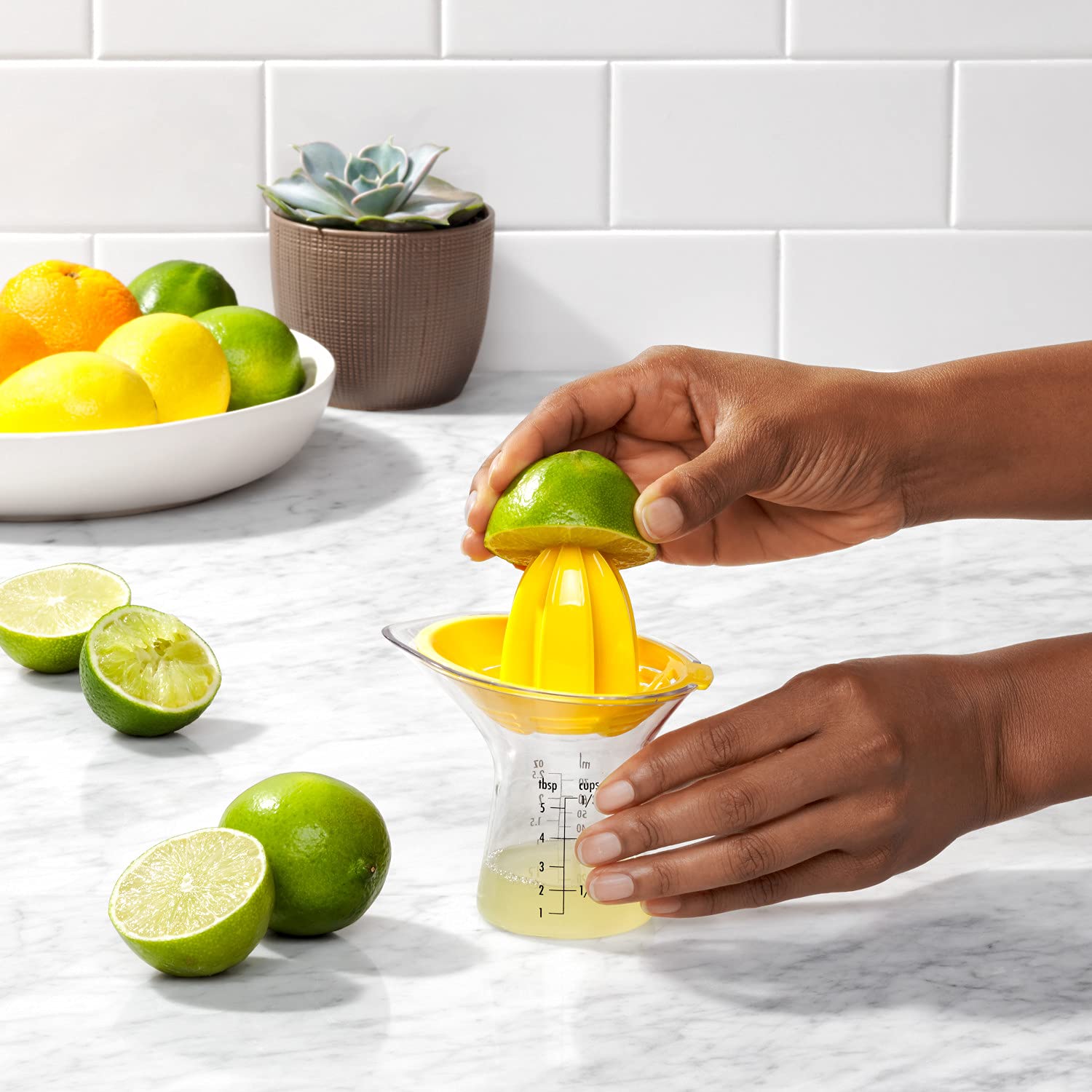 OXO Good Grips small citrus juicer ideal for lemons, limes and small oranges.