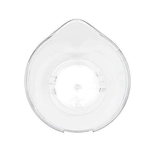 OXO Good Grips small citrus juicer reamer dish sits securely on cup.
