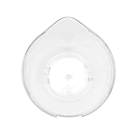 OXO Good Grips small citrus juicer reamer dish sits securely on cup.