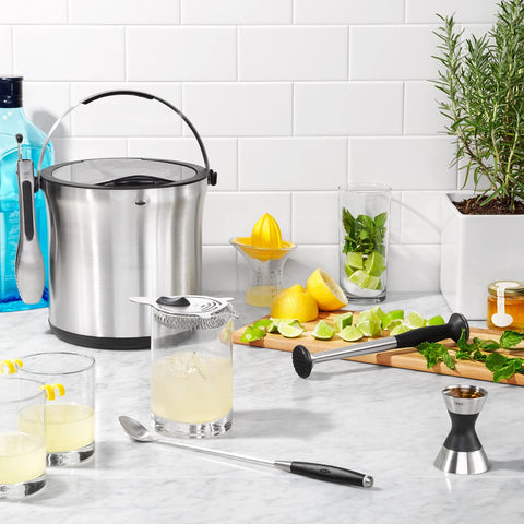 OXO Good Grips small citrus juicer easy to store in a drawer.