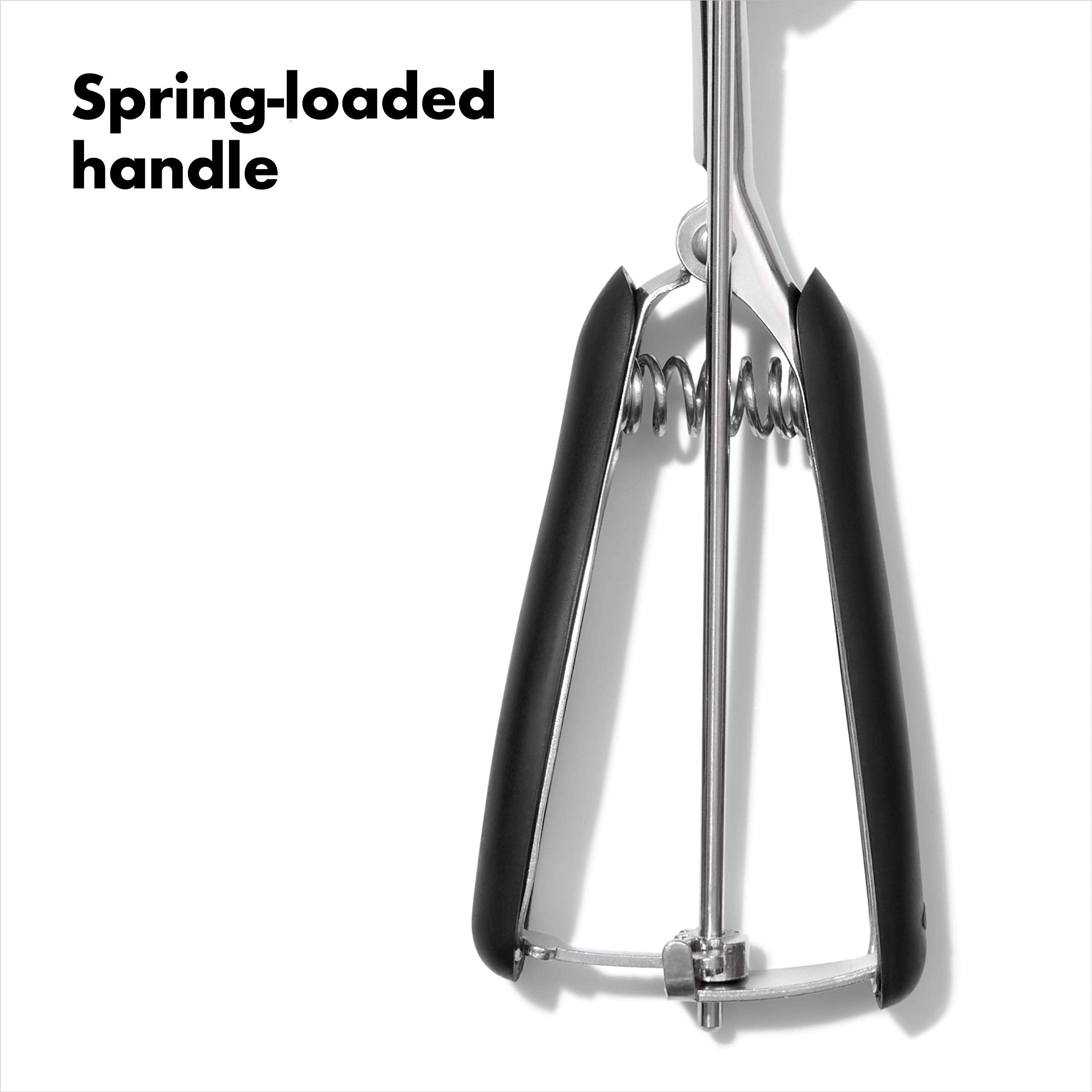 OXO Good Grips scoop endures frequent use in busy kitchens.