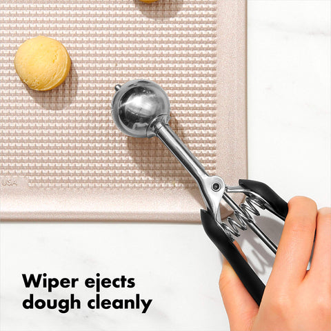 OXO Good Grips black and silver finish complements modern kitchen décor.