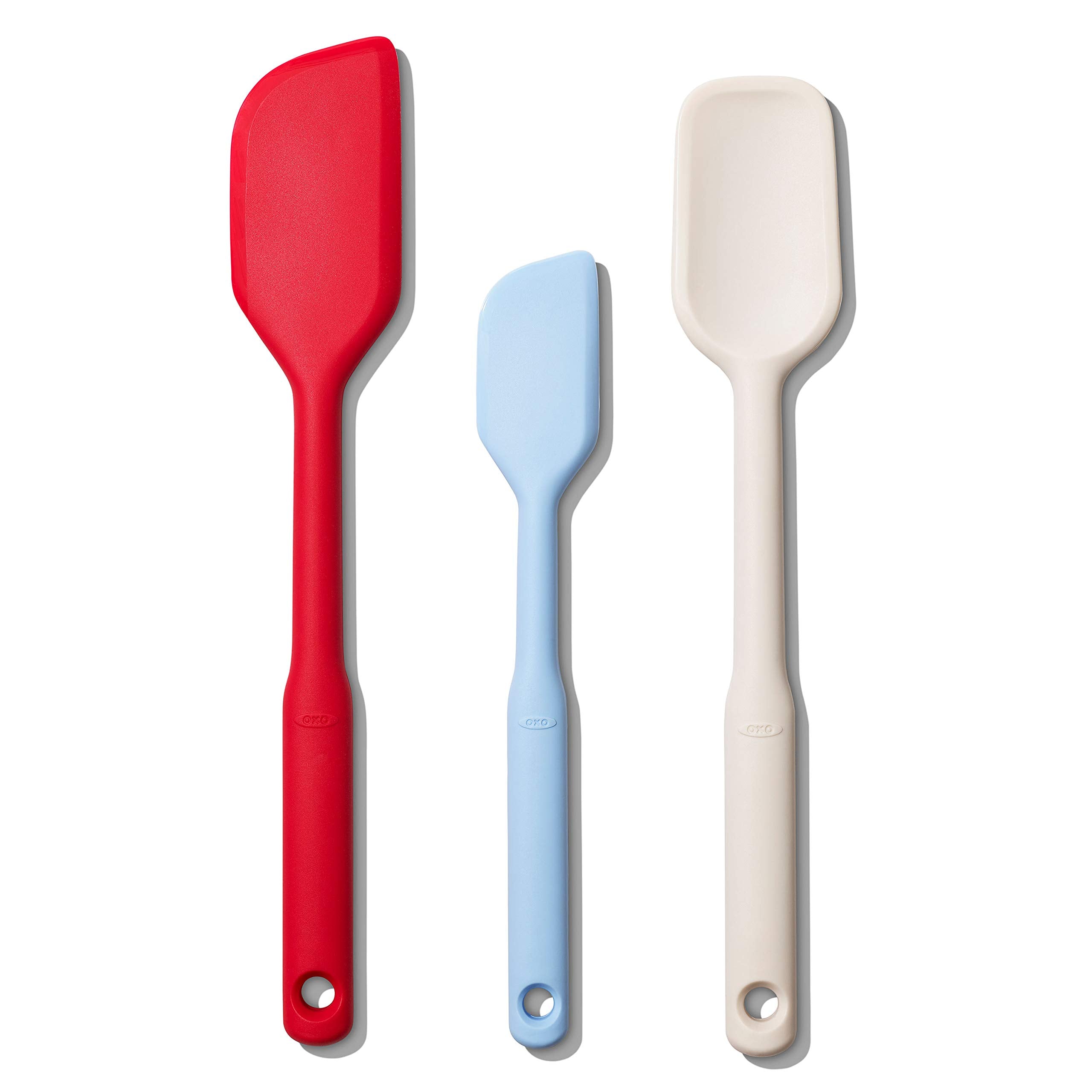 OXO Good Grips small silicone spatula with flexible edge for precise scraping