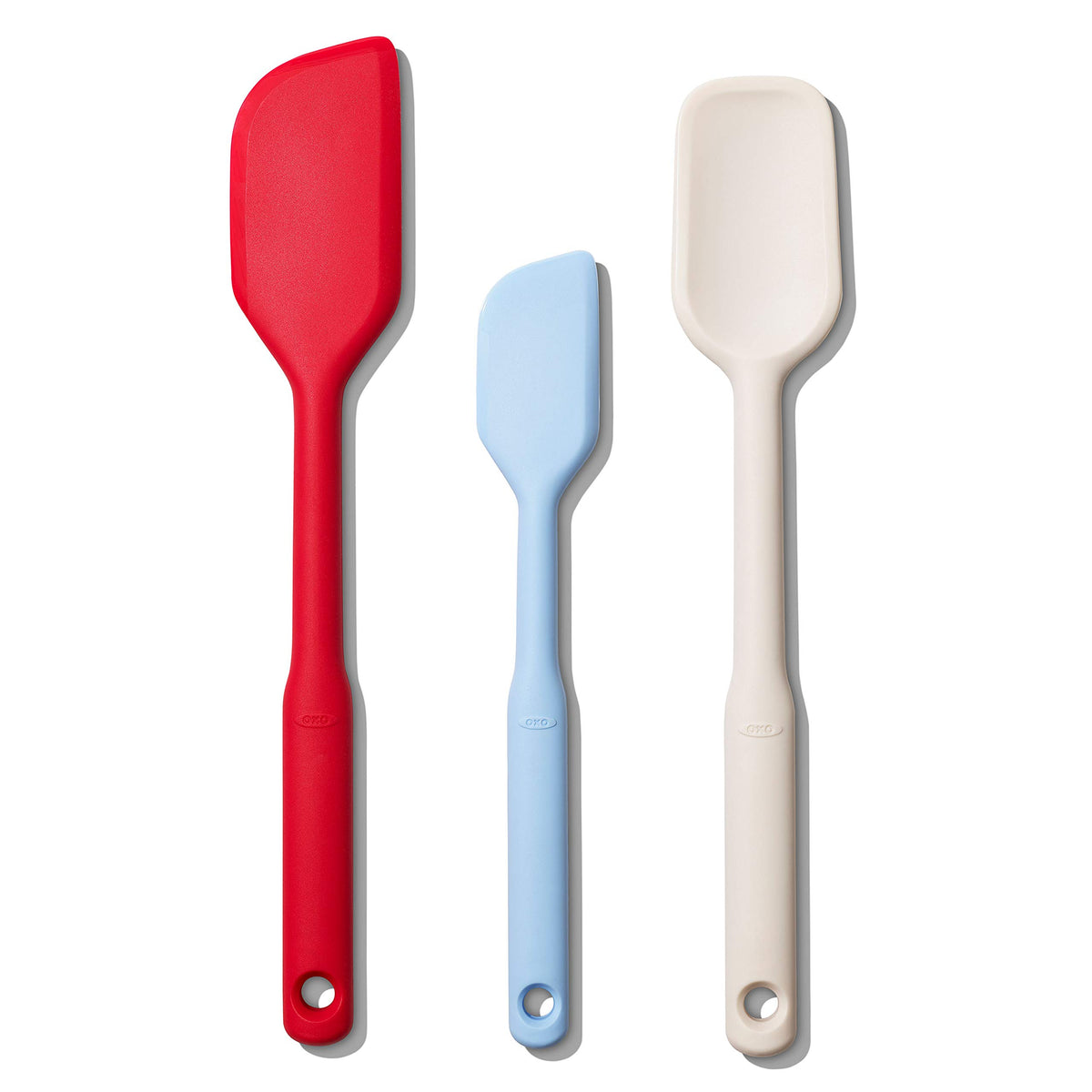 OXO Good Grips small silicone spatula with flexible edge for precise scraping