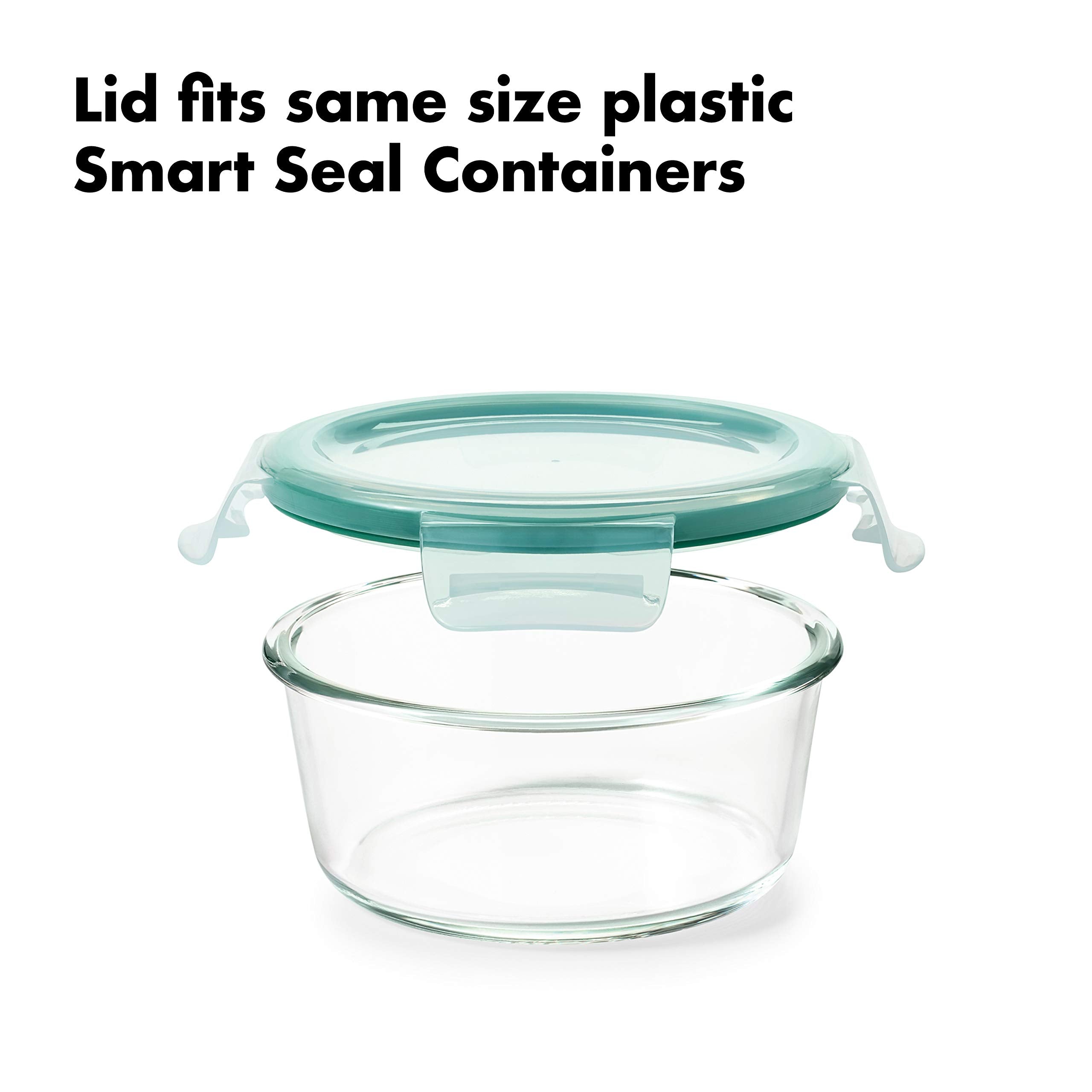 OXO Good Grips Smart Seal 1-cup glass container perfect for condiments or snacks
