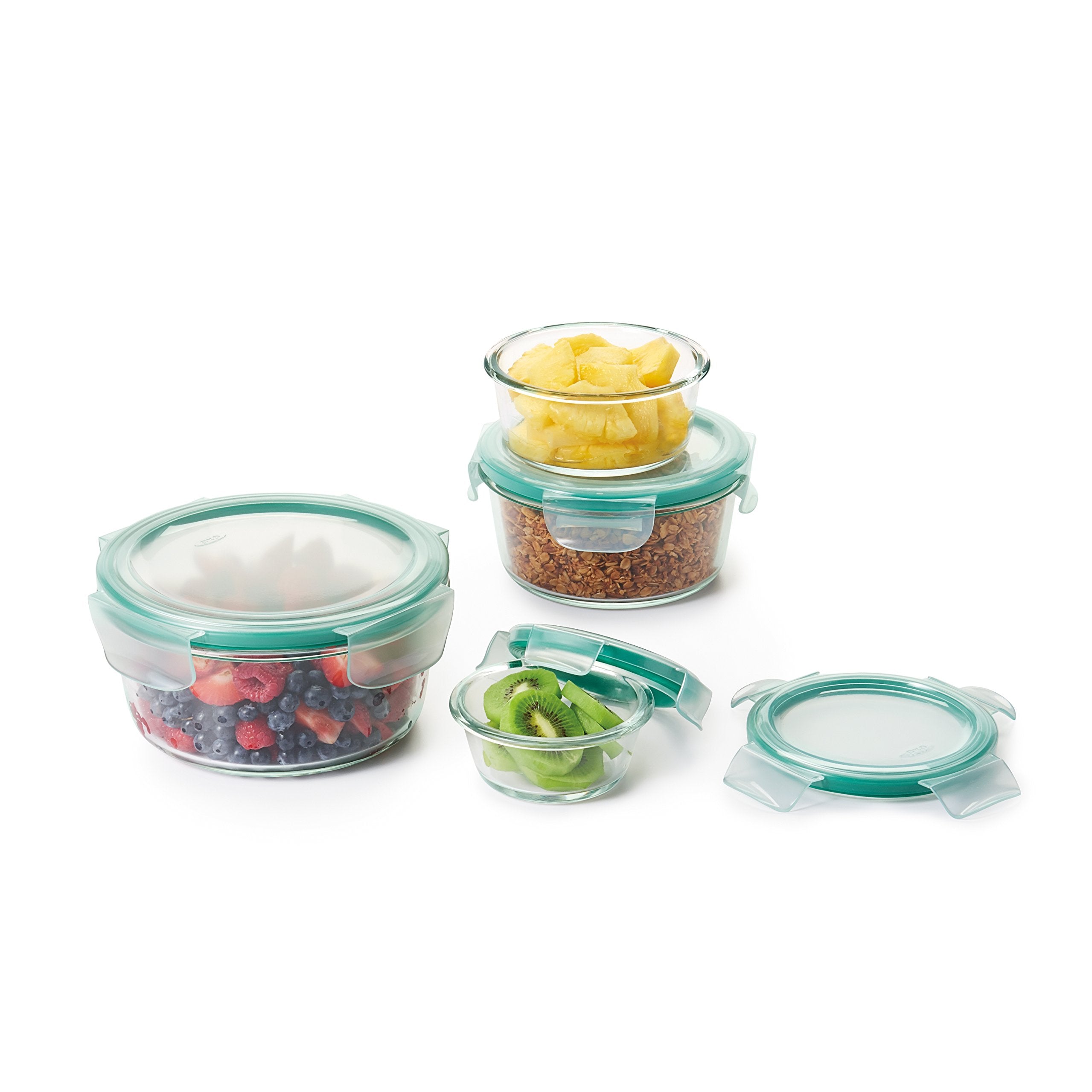OXO Good Grips Smart Seal 7-cup glass container with tight lid for versatile storage