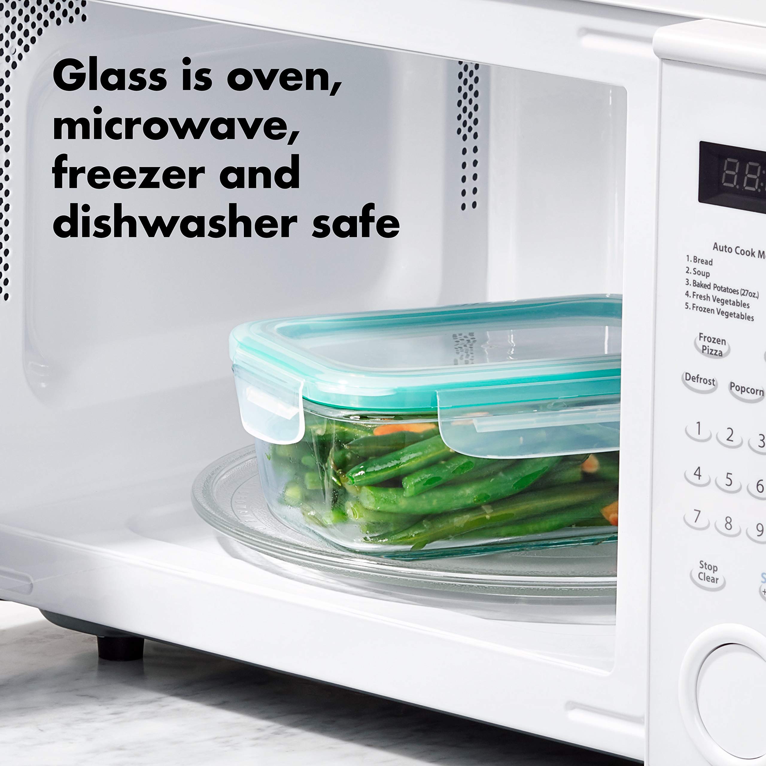 OXO Good Grips airtight seal keeps contents secure and prevents leaks during transport