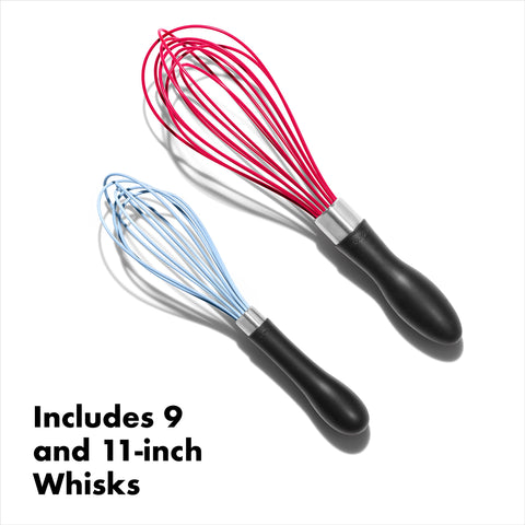 OXO Good Grips soft non-slip handle provides comfortable whisking