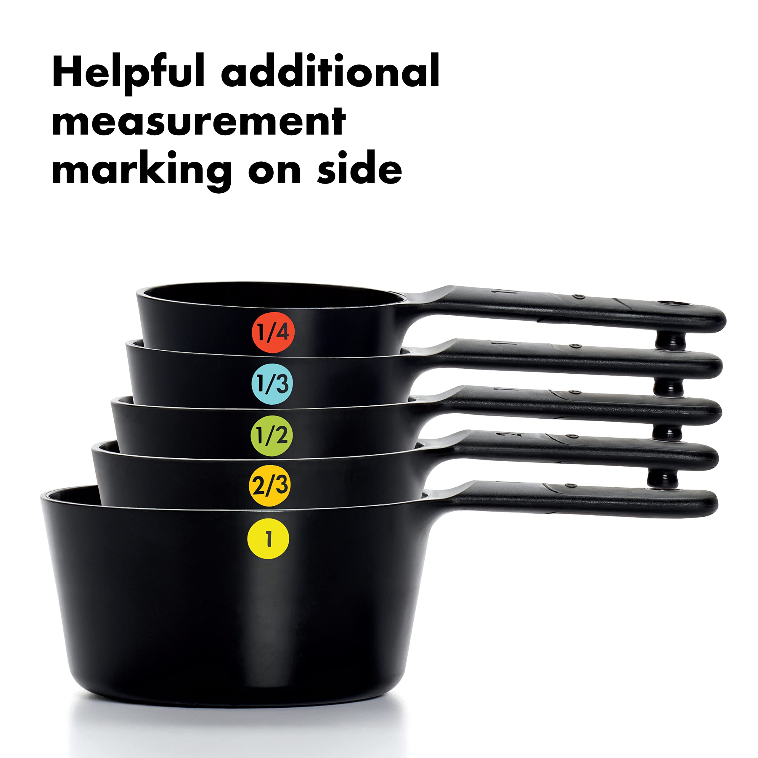 Soft non-slip handles provide a comfortable grip during measuring.