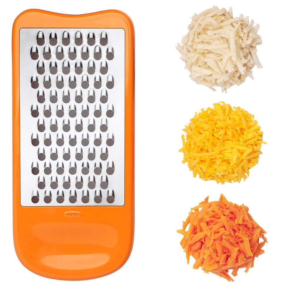 OXO Good Grips measuring container catches ingredients and measures portions.