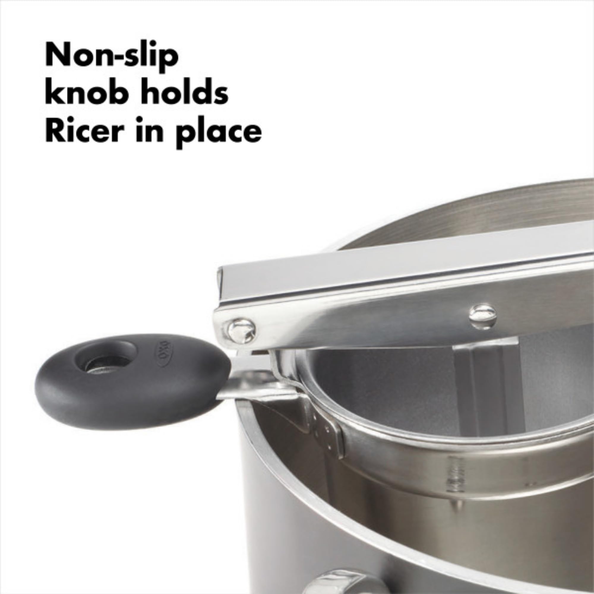 OXO Good Grips potato ricer ideal for baby food by ricing fruits and vegetables