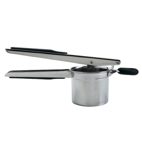 OXO Good Grips potato ricer over a bowl for fluffy mashed potatoes