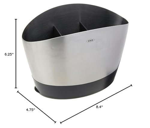 OXO Good Grips utensil holder in use on counter with tools upright
