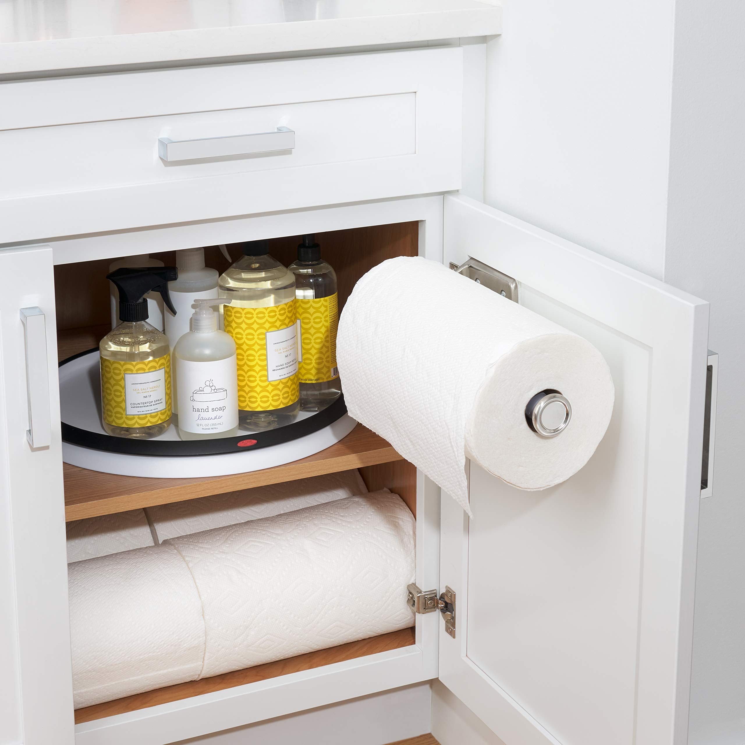 OXO Good Grips steady mounted holder side view, under-cabinet option