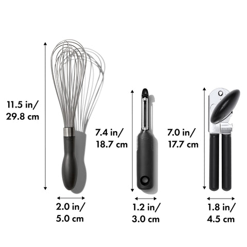 OXO Swivel Peeler blade close-up reveals sharp Japanese stainless steel for clean peeling.