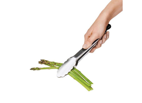 OXO Good Grips tongs are dishwasher-safe for quick cleanup