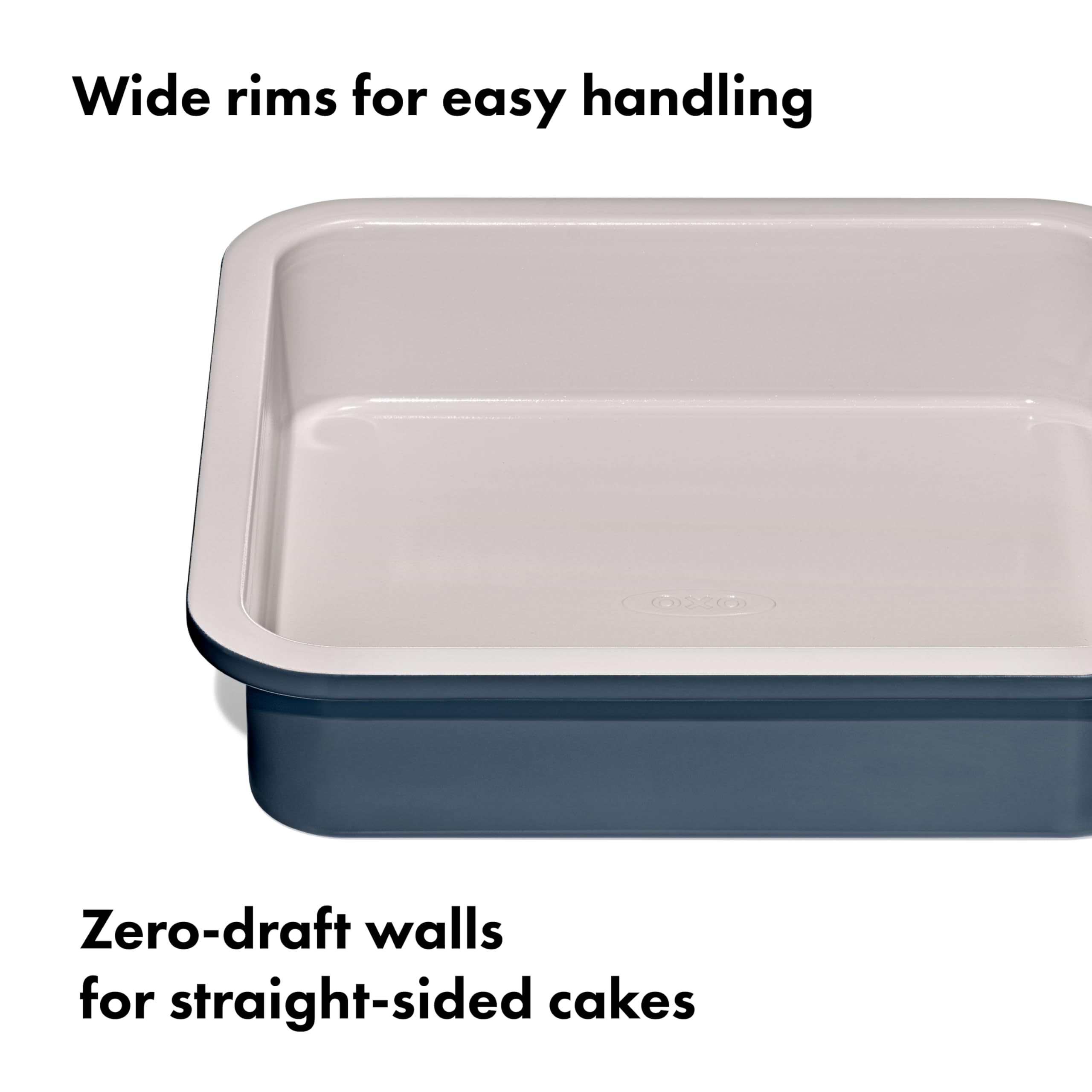 OXO Good Grips pan with dimension markings for quick recipe matching