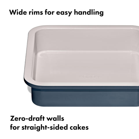 OXO Good Grips pan with dimension markings for quick recipe matching