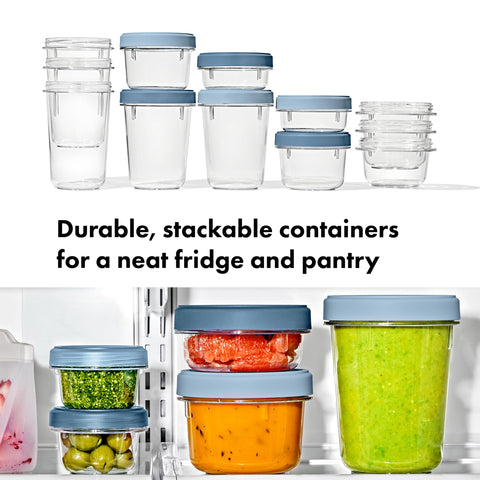 OXO Good Grips 20 oz container with clear visibility for leftovers