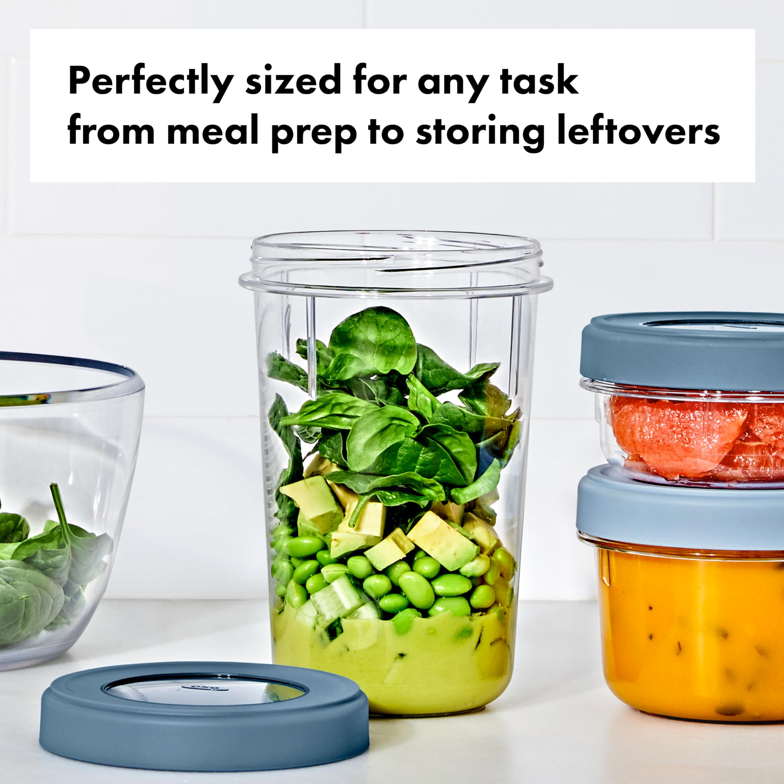 OXO Good Grips 32 oz container ideal for bulk prep and storage