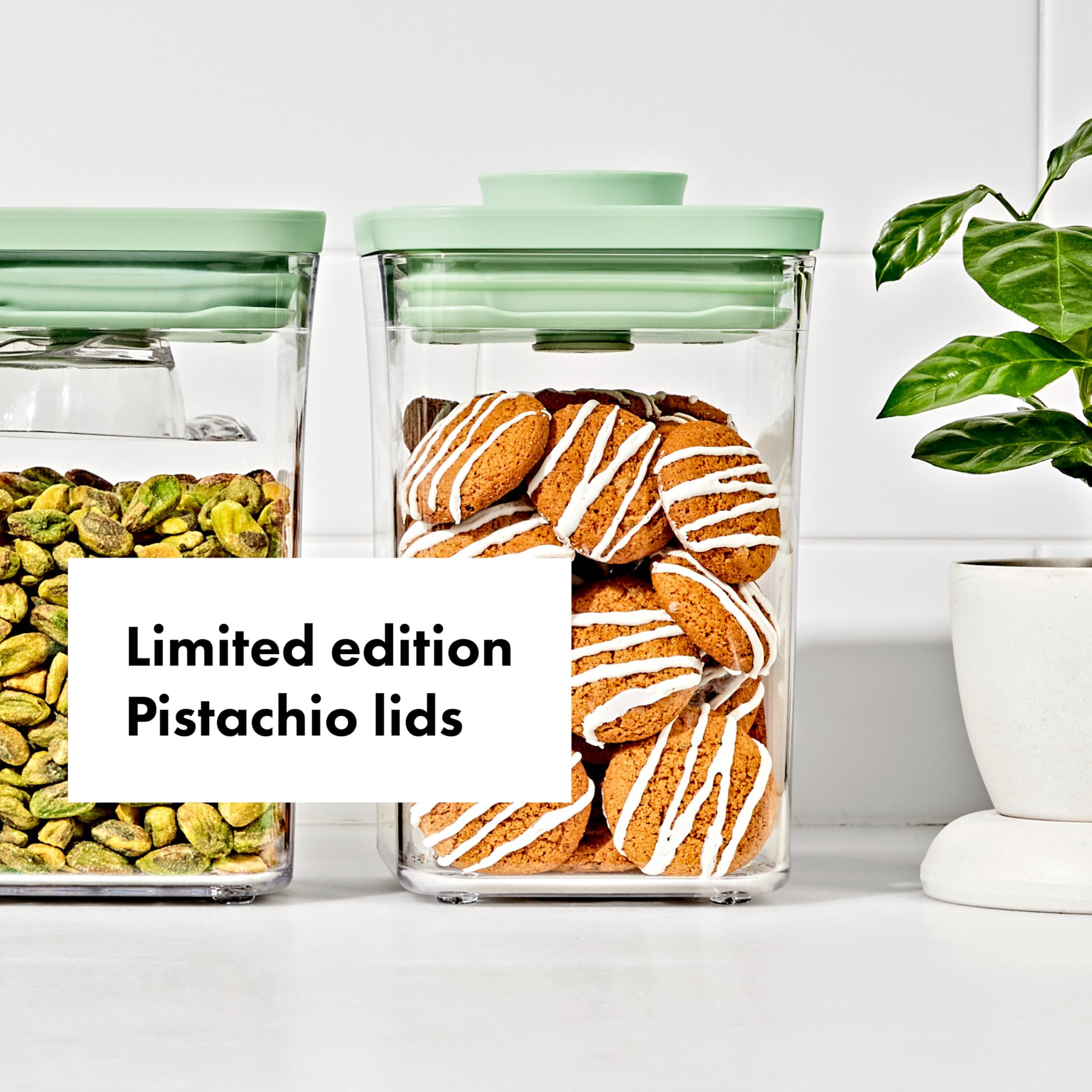 OXO Good Grips mini scoops attach under lids for quick measuring.