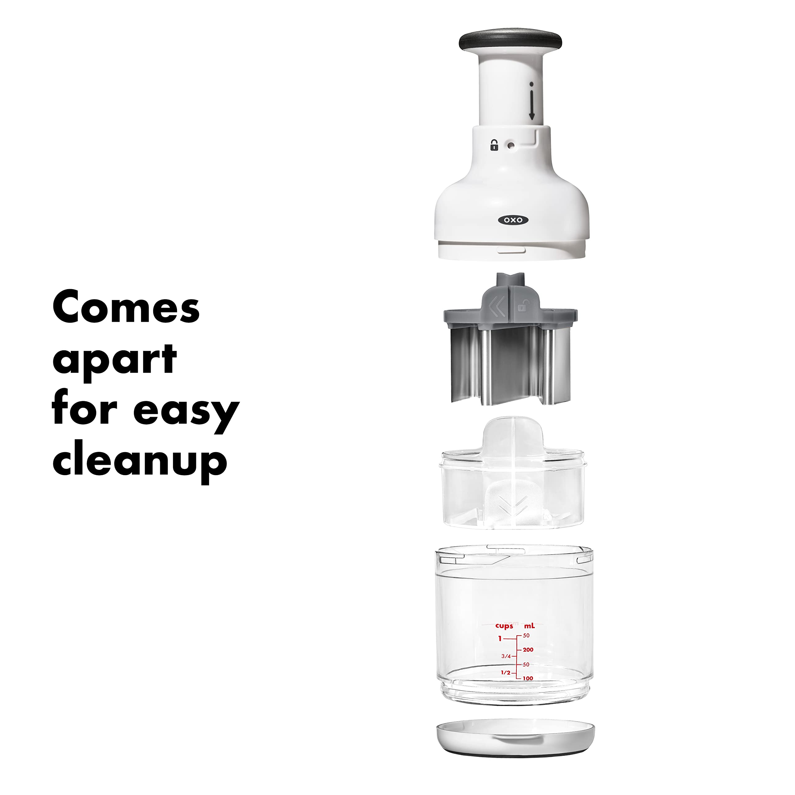 OXO Good Grips Vegetable Chopper dishwasher safe for easy cleanup