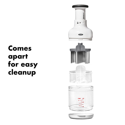 OXO Good Grips Vegetable Chopper dishwasher safe for easy cleanup