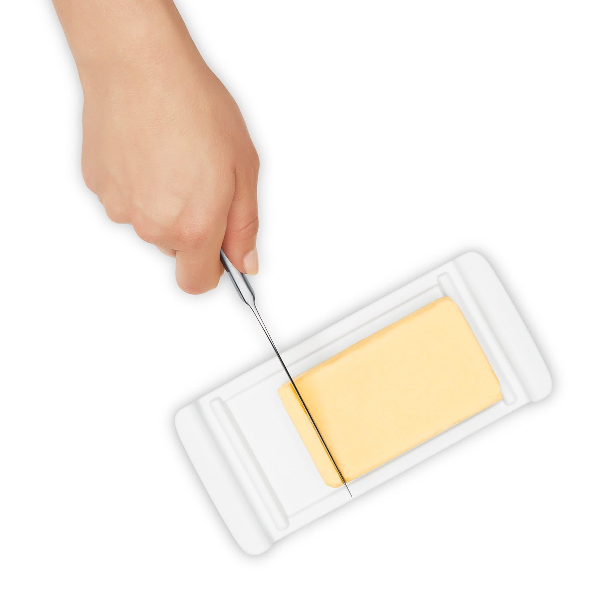 Measurement marks fit European-style sticks for accurate portions.