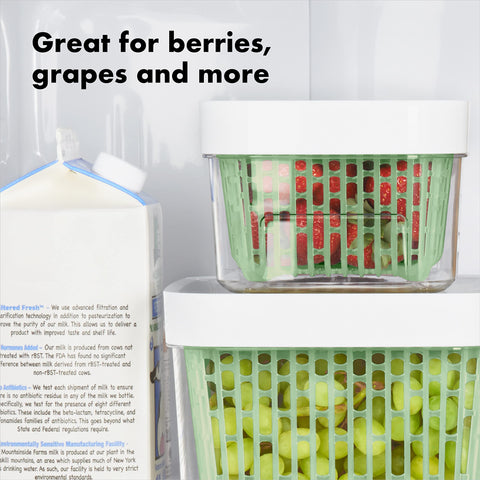 OXO Greensaver dishwasher-safe label for easy cleaning